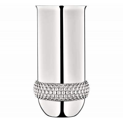 Perles Vase Large Size Silverplated