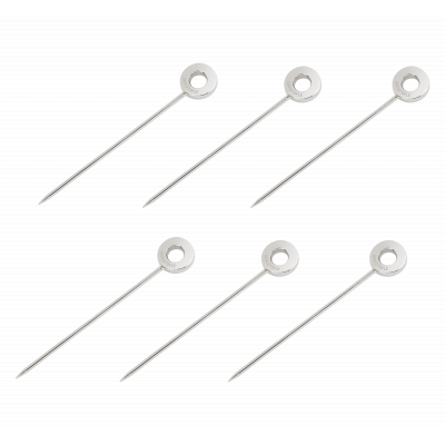 Oh De Christofle Set Of 6 Cocktail Picks Stainless Steel