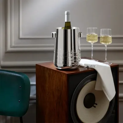 Graphik Silverplated Wine Cooler