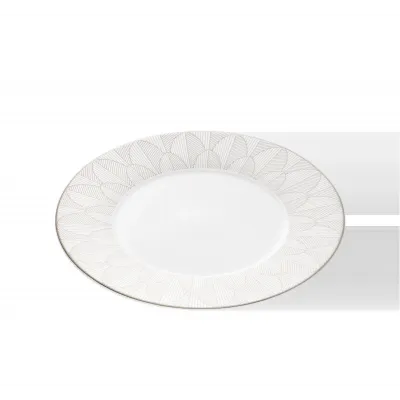 Malmaison Impériale Pie Dish Platinum Porcelain