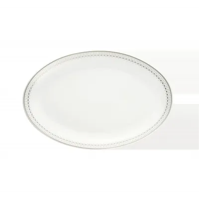 Malmaison Impériale Oval Platter 28 Cm Platinum Porcelain