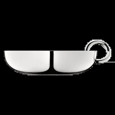 Vertigo Silverplated Snack/Trinket Bangle Bowl, Large
