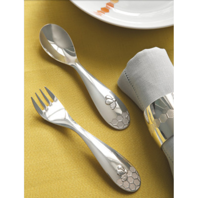 Beebee Children Silver Plated Flatware Set