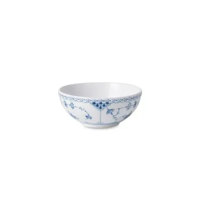 Blue Fluted Half Lace Deep Bowl 50 cl
