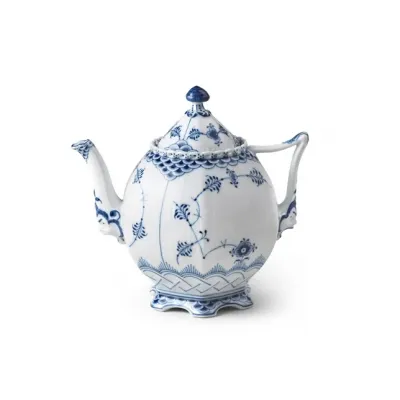Blue Fluted Full Lace Teapot 70 cl