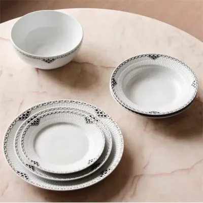 Black Lace Dinnerware