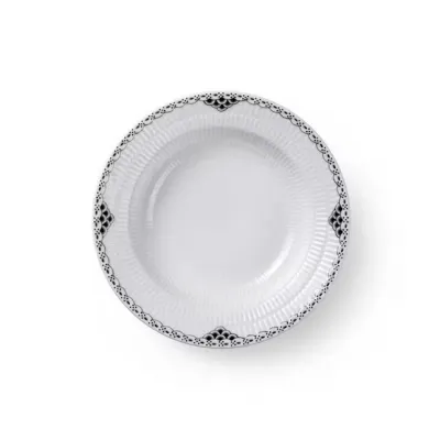 Black Lace Deep Plate 21 cm 8.27 in