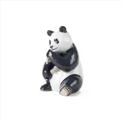 Eating Panda Figurine 18 cm 7 in