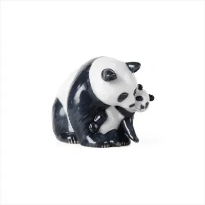 Panda with Cub Figurine 13 cm 5.12 in