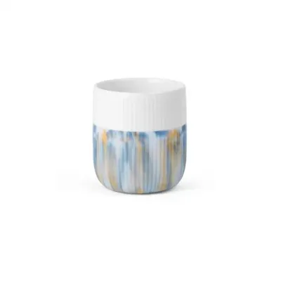 Fluted Contrast Marble Mug, Ocean Mist, 35 cl.