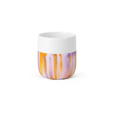 Fluted Contrast Marble Mug, Morning Sky, 35 cl.