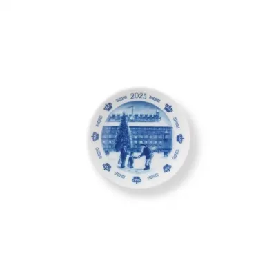 Blue Collectibles Christmas Plaquette 2025, Christmas in Copenhagen, 8.5 cm