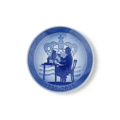 Blue Collectibles Anniversary Plate 1775-2025