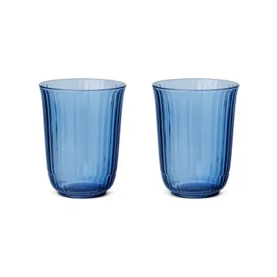 Waves Highball Glass, Blue, 36 cl, 2 pcs