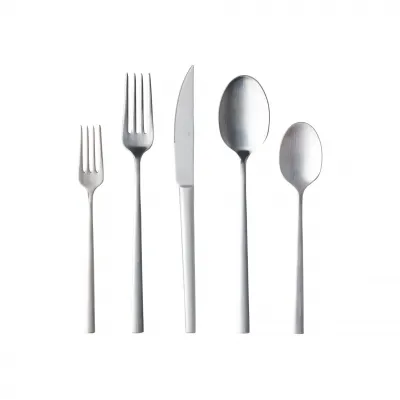 Vela Brushed Flatware 5 Pieces