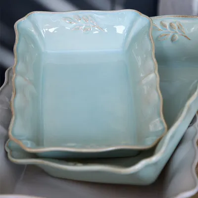 Alentejo White Rect. Baker 11.75'' x 8.75'' H2.5''