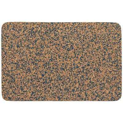 Plano Indigo Cork/Recycled Eva Rect. Placemat 16'' x 12.25'' H0.25''