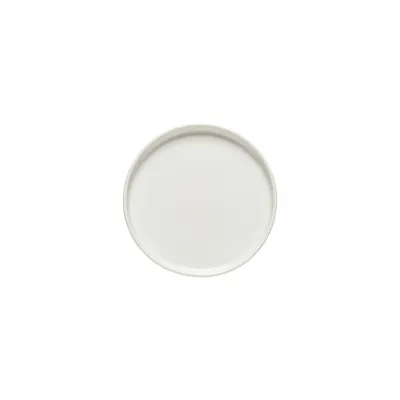 Redonda White Appetizer Plate D6 1/2" H5/8"