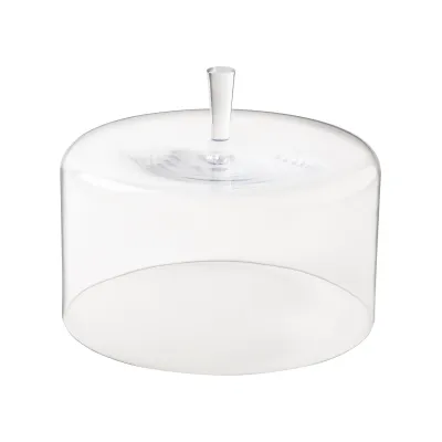 Coupole Clear Glass Dome D10'' H7.75'' (Handle 2.25'')