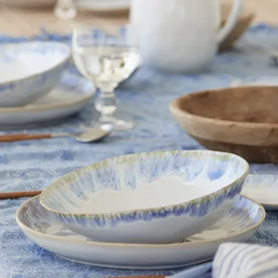 Brisa Ria Blue Serving Bowl D9.25'' H3.5'' | 24 Oz.
