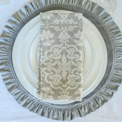 Imperial Jacquard Beige Large Napkin