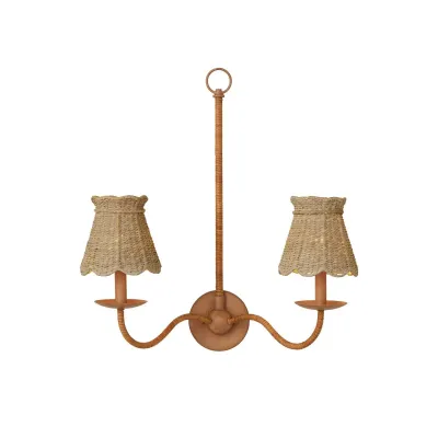 Annabelle Natural Tapered Chandelier Shade