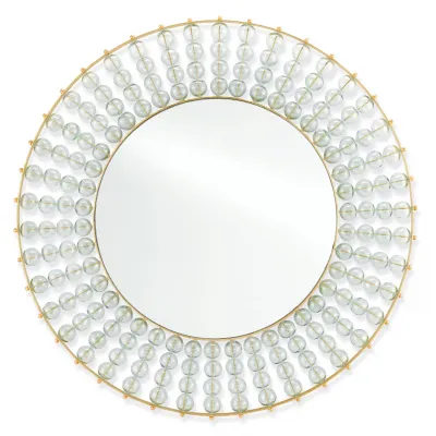 Oyster Shell Square Mirror