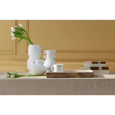 Aegean White Vase Set of 3