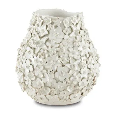 Jessamine White Vase