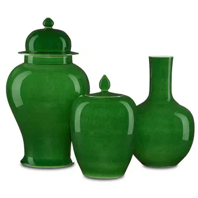 Imperial Green Ginger Jar