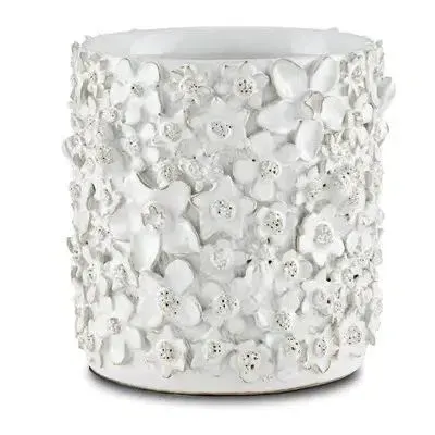 Jessamine White Small Cachepot