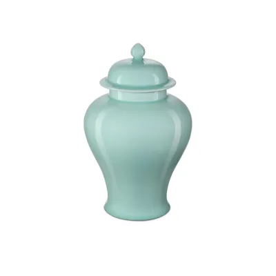 Celadon Small Green Temple Jar