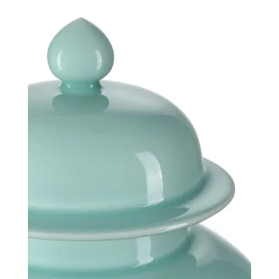 Celadon Medium Green Temple Jar