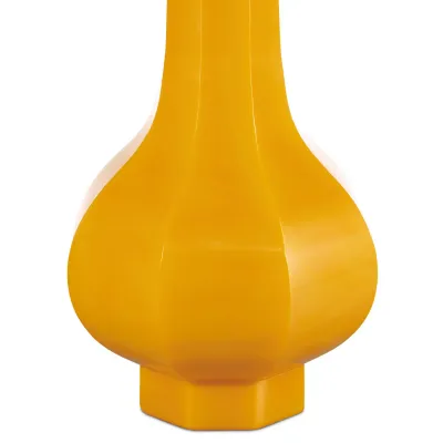 Imperial Yellow Peking Stem Vase