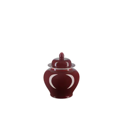 Oxblood Small Temple Jar