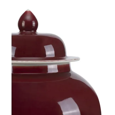 Oxblood Large Temple Jar