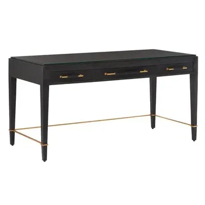 Verona Black Large Desk