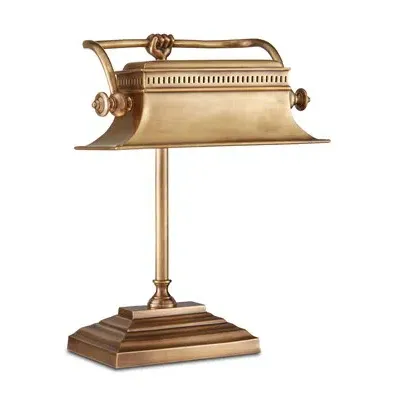 Malvasia Brass Desk Lamp