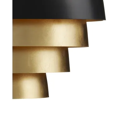 Salviati Large Black & Gold Pendant