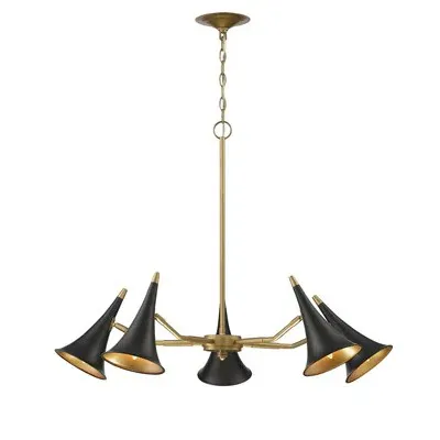 Clarion 5-Light Statement Modern Chandelier