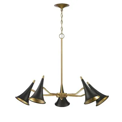 Clarion 5-Light Statement Modern Chandelier