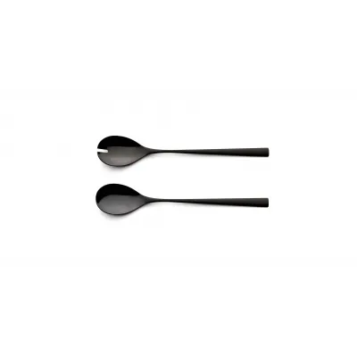 Duna Black Polished Flatware