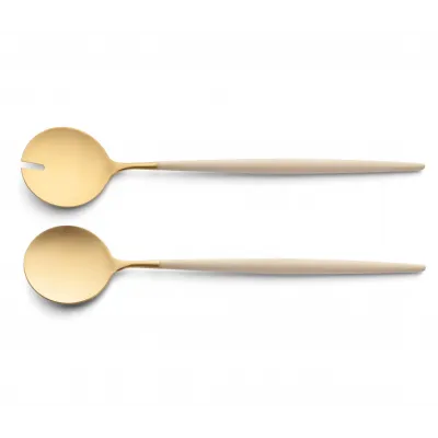 Goa Ivory Handle/Gold Matte Chopstick Set 8.9 in (22.5 cm)