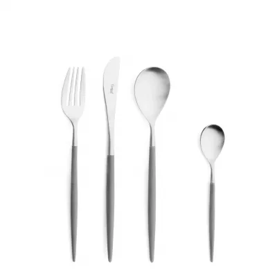 Mio Steel Grey Handle/Steel Matte Flatware