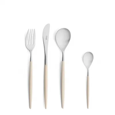 Mio Steel Ivory Handle/Steel Matte Flatware