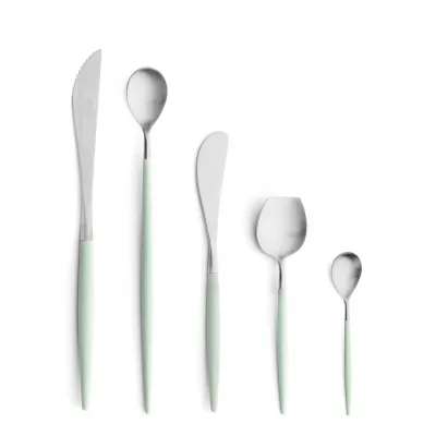 Mio Steel Celadon Handle/Steel Matte Chopstick Set 8.9 in (22.5 cm)