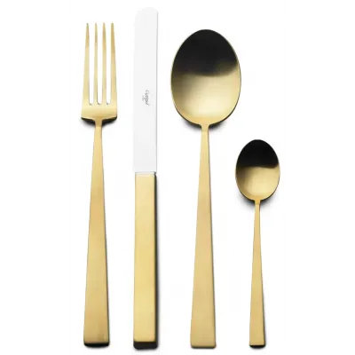 Bauhaus Gold Matte Flatware