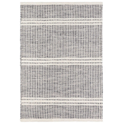 Malta Grey Woven Wool Rugs