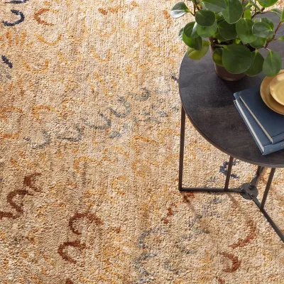 Horseshoe Neutral Hand Knotted Jute Rugs