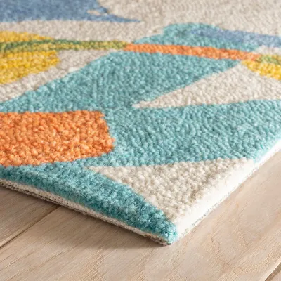 Lily Pad Spring by Kit Kemp Hand Micro Hooked Wool Rugs